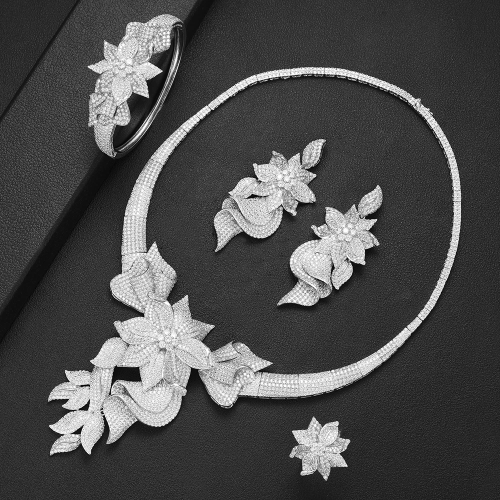 GODKI известный бренд Мода подвески в форме цветов два ряда Lariat Цепочки и ожерелья