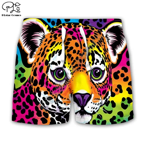 kids casual shorts Детские комплекты худи в виде тигра с 3D принтом Лизы франка, Детский свитер с длинными рукавами пальто на молнии пуловер Футболка для маленьких мальчиков и девочек штаны - Цвет: kids casual shorts