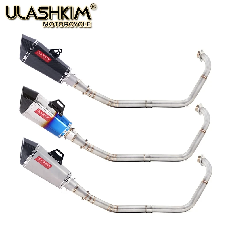 Мотоцикл Полная выхлопная система Escape Модифицированная труба без шнуровки для