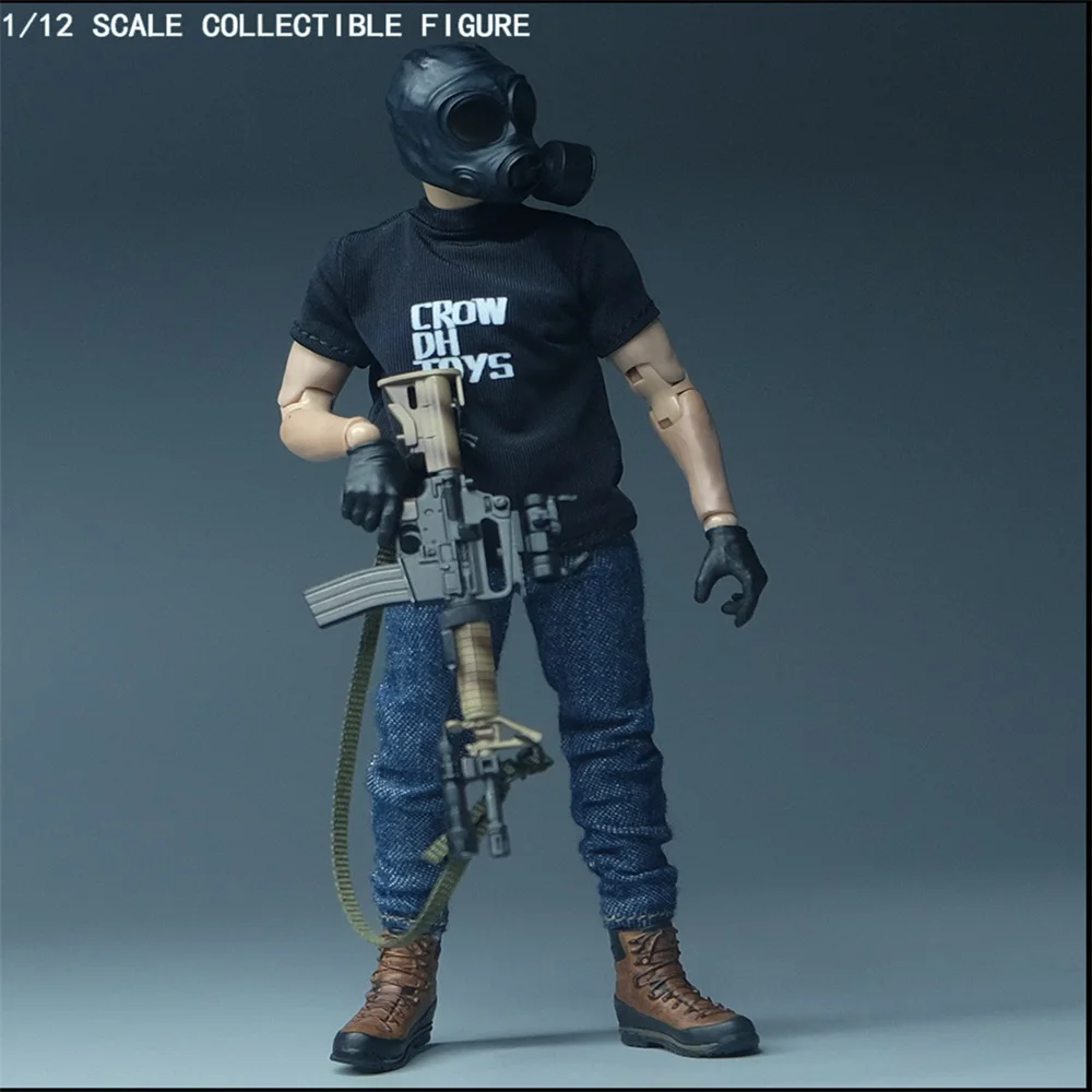 

Новая модель женской рубашки с коротким рукавом, черная модель модели женской модели с коротким рукавом, подходит для фигурок DAM 3ATOYS, коллек...