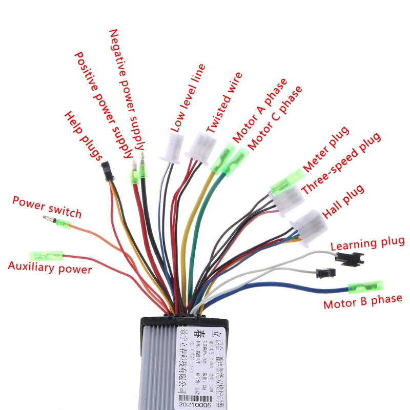 DC 24/36V 250W Бесщеточный Регулятор скорости стандартный электродвигатель для