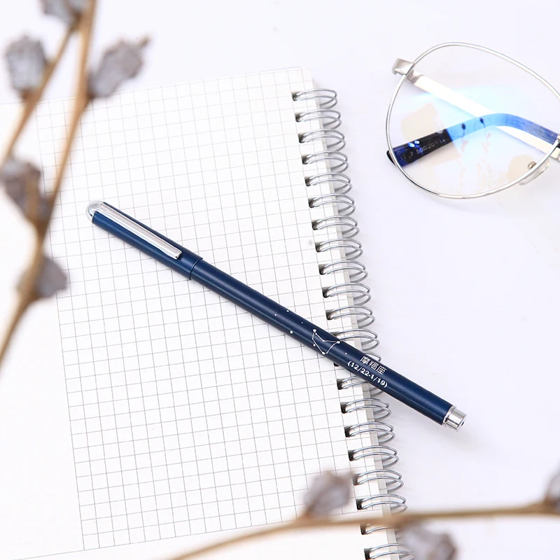 Гелевая ручка 0 5 мм созвездие парная металлическая тяжелая на ощупь для подписи