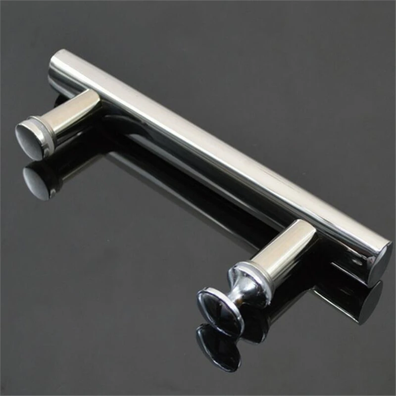 Серебряная нержавеющая сталь установка душевая стеклянная раздвижная дверь