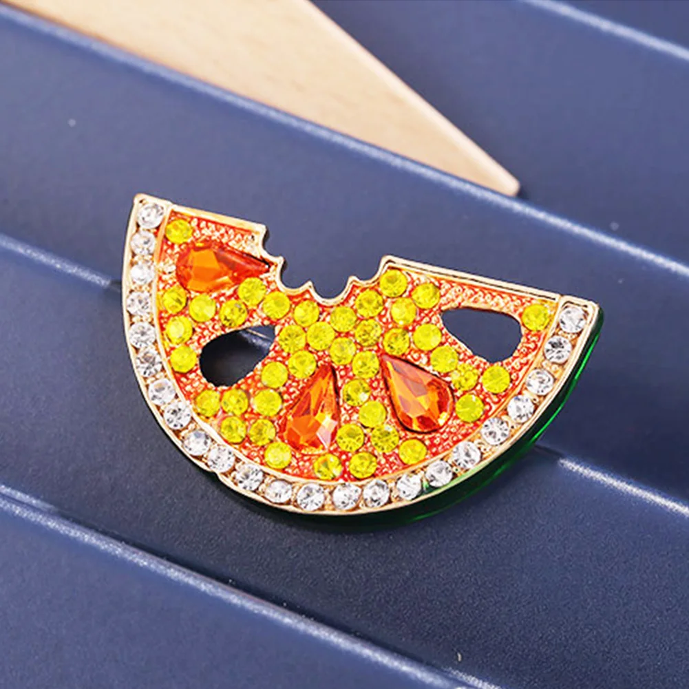 Женские аксессуары арбуз горный хрусталь ювелирные изделия мода нагрудник