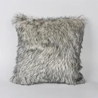 european style white grey cushion cover 45x45cm plush decorative pillows for sofa living room throw pillow cover fall home decor