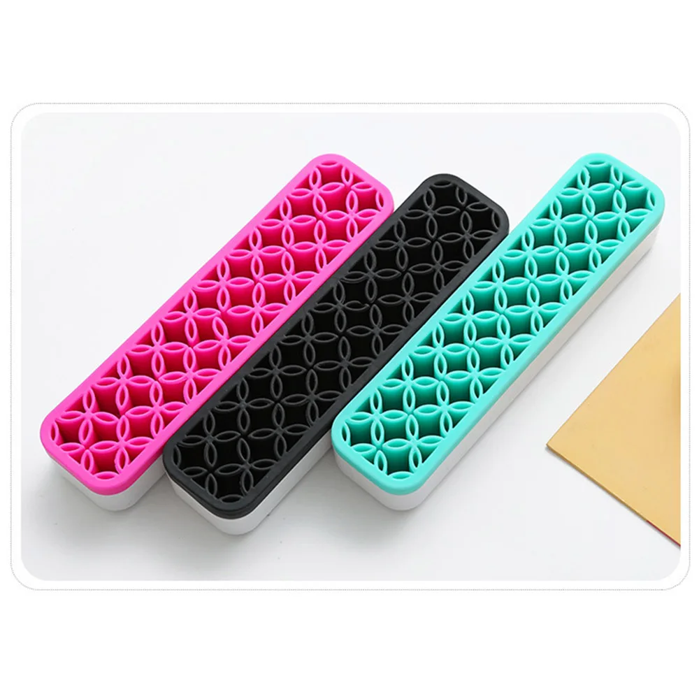 Силиконовый держатель для кистей макияжа органайзер лица сушилка полка в форме