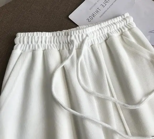 

Fdfklak Ins women's pants loose lounge wear half length pant sportwear cotton home pant sleeping pajamas pants for women