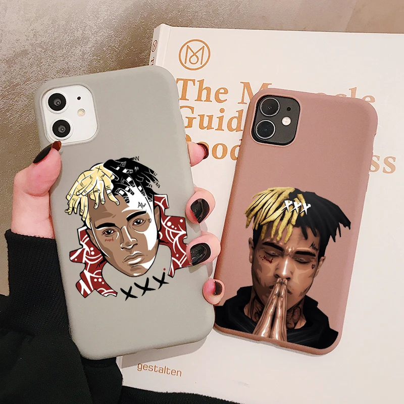 Чехол для телефона XXXTentacion Raper iPhone 11 Pro XR X Xs Max 8 7 6 Plus 6S SE матированные силиконовые