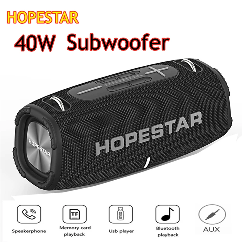 

40W High Power Bluetooth Speaker Bass Portable Column Wireless Stereo Subwoofer Music Playe Center With 3000mAh Battery Soundbox