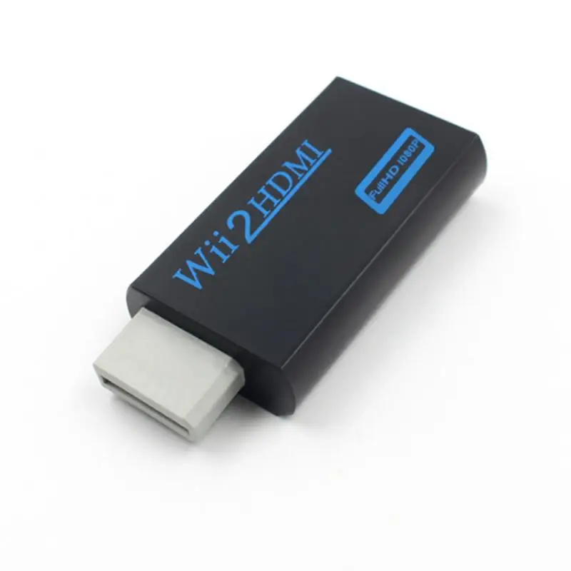 For Wii To HDMI Scaler Adapter HD Video Converter Box1080P 3.5mm Audio PC HDTV Monitor Display | Электроника