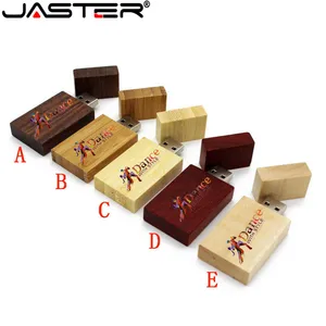 USB-флеш-накопитель JASTER деревянный блок, 4 ГБ, 8 ГБ, 16 ГБ, 32 ГБ, 64 ГБ
