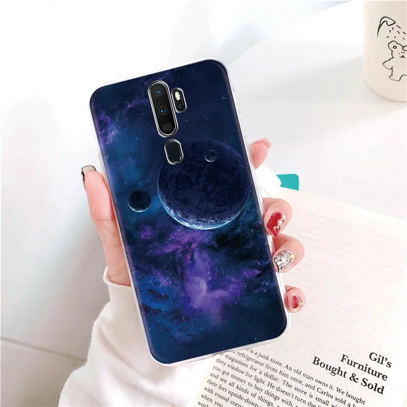 

Starry Silicone TPU Soft Silicone Case for HOPPO A9 2020 A8 A5 2020 A52 A72 A91 F9 A92 Z A1K Protector Cover Realme X2 Pro 5 6