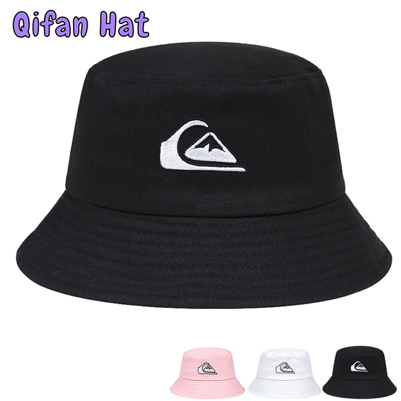 

New arrival Outdoor surfing men's panama caps Fisherman Hat Foldable women's bucket cap cotton brand hat tide summer UV sun hats