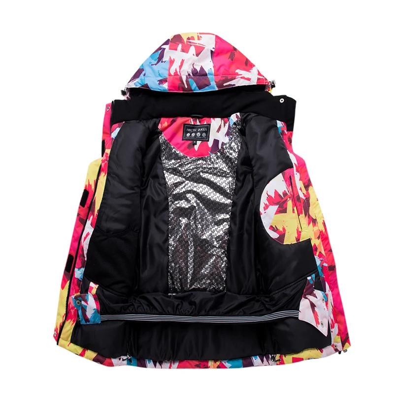 Женский лыжный костюм утепленные водонепроницаемые ветрозащитные лыжные куртки