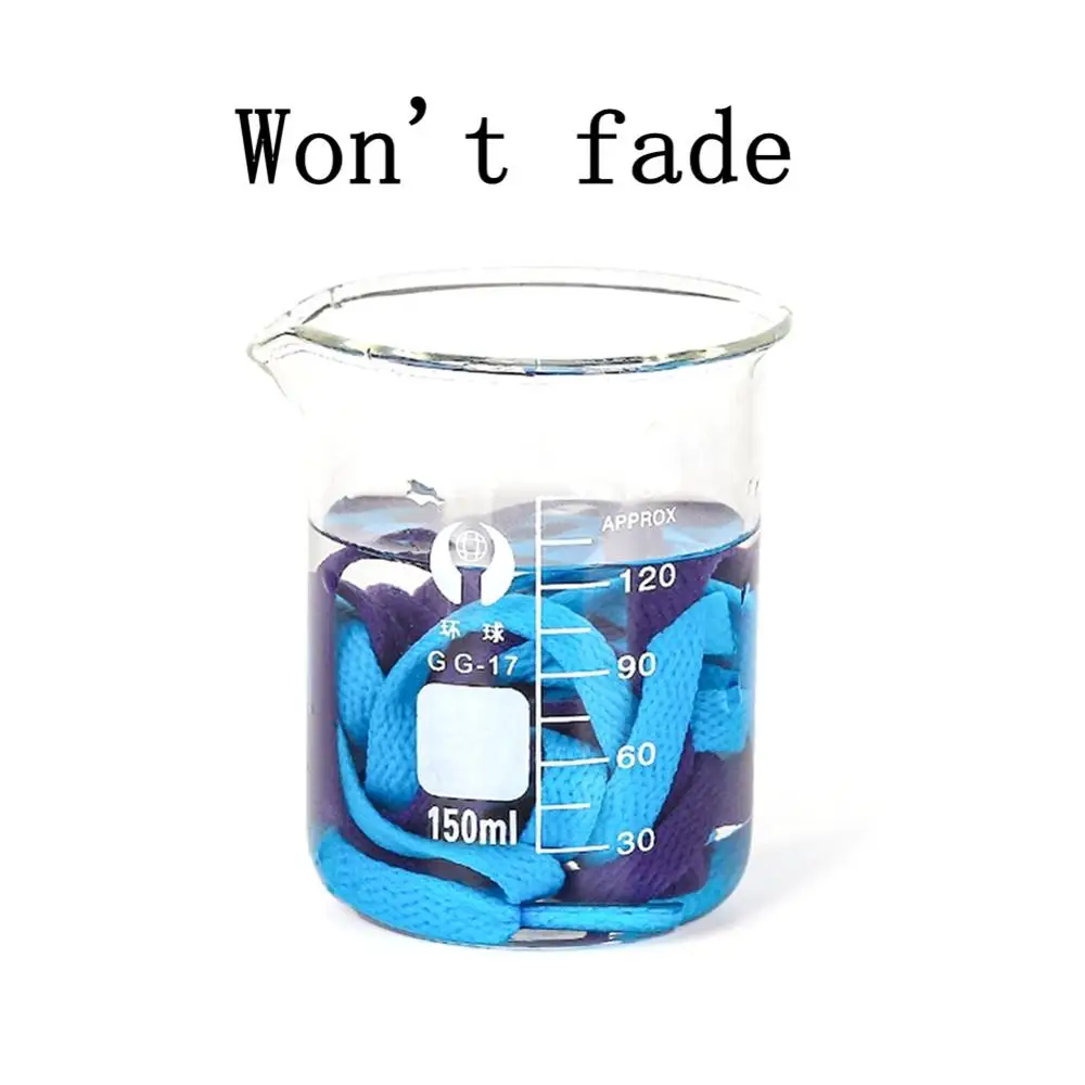 Flat Shoelaces Polyester Laces for  Sneakers Sport Shoes 0.8 cm Wide 100 - 180 CM