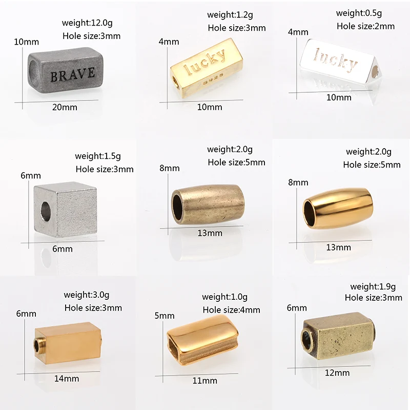 Фиксатор бусин бусины для изготовления ювелирных изделий медная бусина браслета