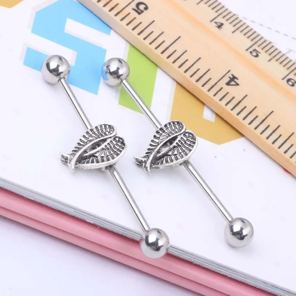 

imixlot New Plug or Slot Type Piercing Jewelry Owl Wings Rose Pattern Ear Piercing Jewelry Lady Piercing Jewelry