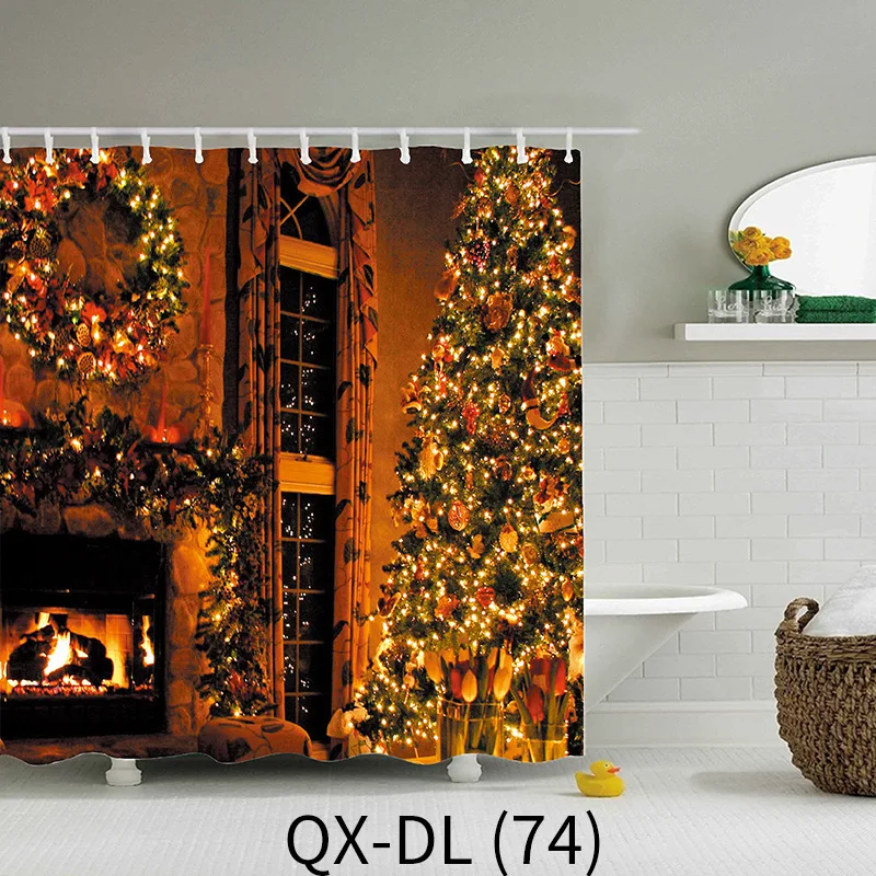 

Waterproof Modern Shower Curtain Floral Clear Art Cute Shower Curtain Funny Cartoon Cortina Ducha Bathroom Curtain BA60YL