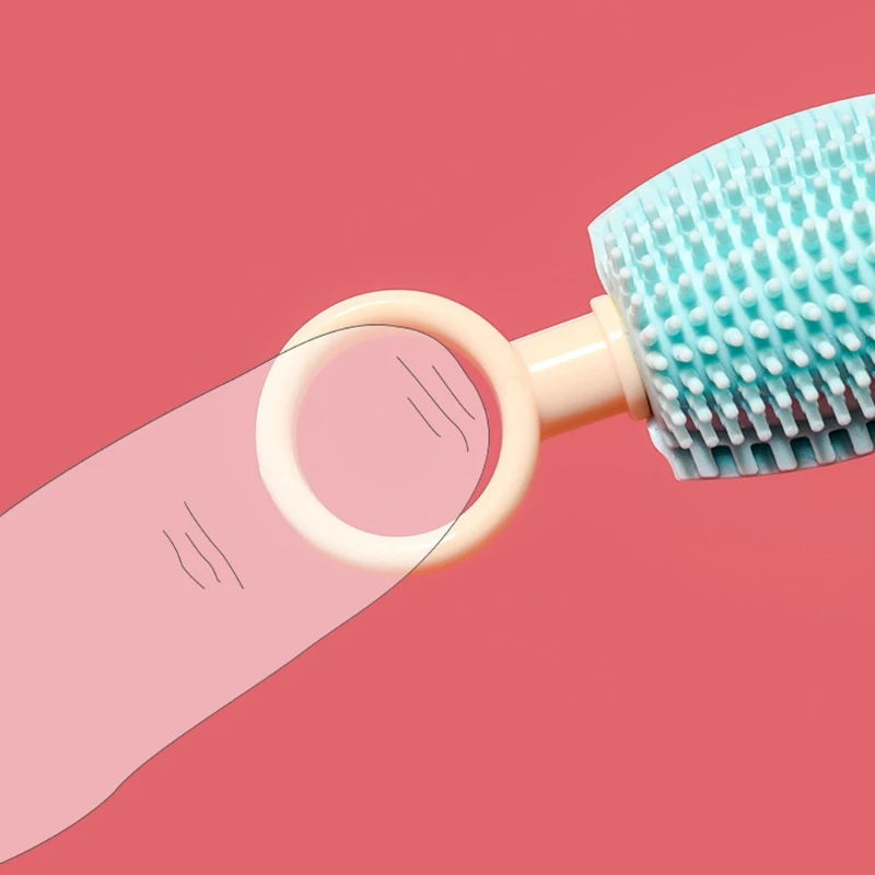 

2Pcs Newborn Baby Bottle Cleaner Brushes Set Silicone Nipple Cup Cleaning Brush