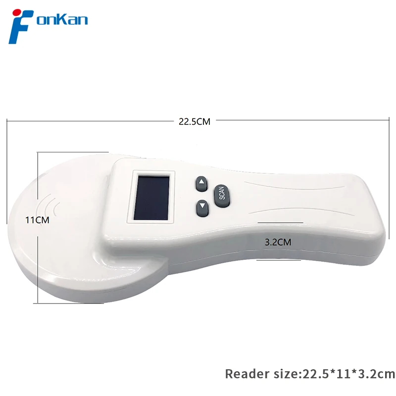 Считыватель меток для животных FONKAN LF 134 2 кГц кардридер коллектор FDXA/B портативный