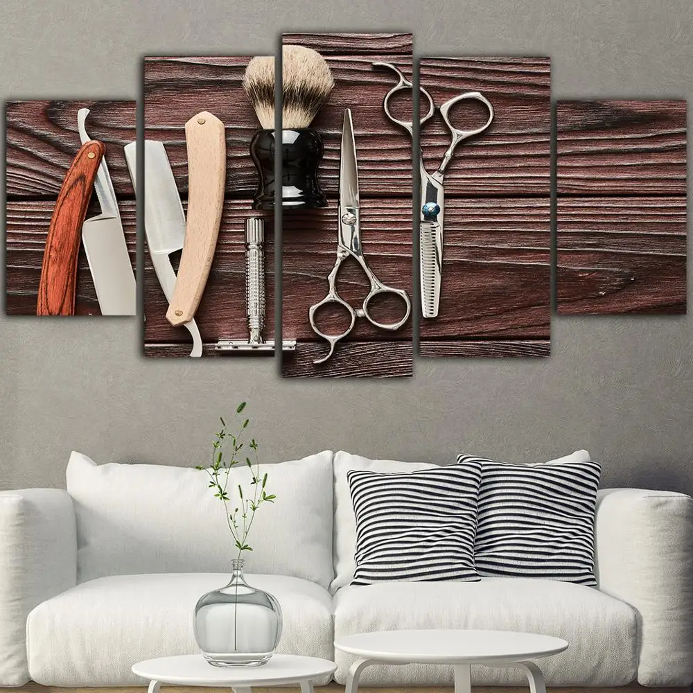 5 шт. печать на холсте декоративные картины Nordica Hogar Pintura Cuadros Decoraci N рисунок высокой