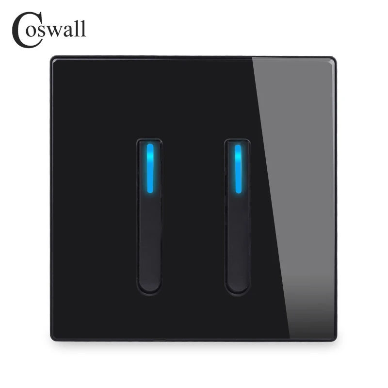 COSWALL 1/2/3/4 клавиши пианино дизайн ВКЛ./ВЫКЛ. Настенный светильник ель света