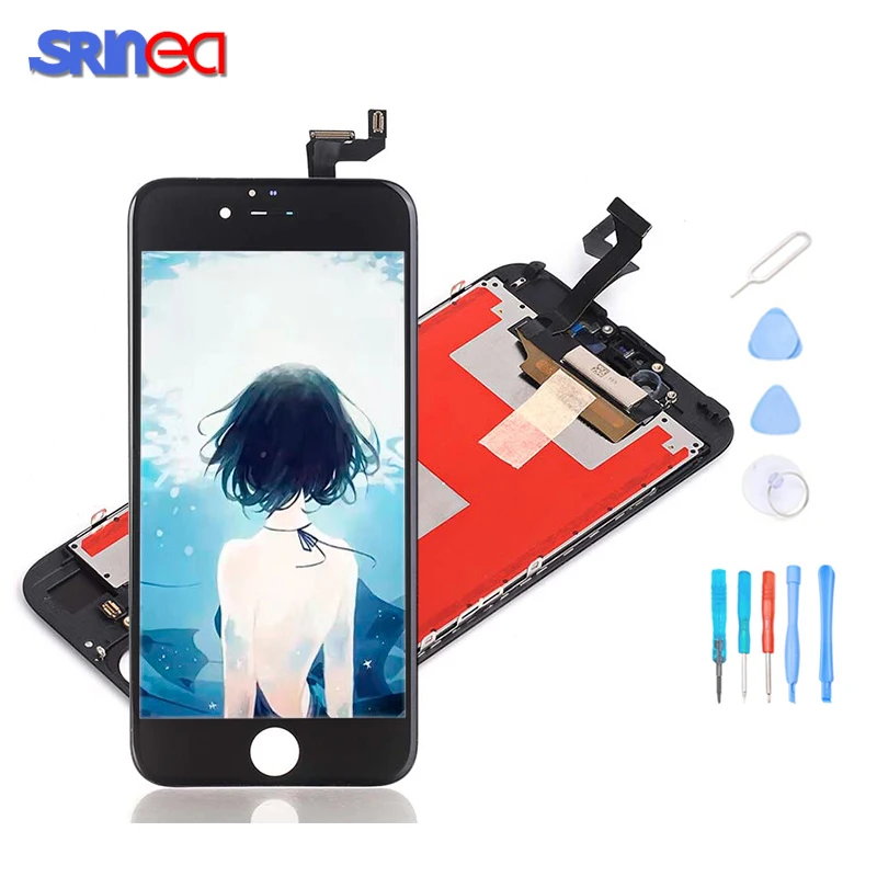100% OEM экран для iPhone 6 Plus 6G lcd Замена дисплей сенсорный дигитайзер сборка белый и