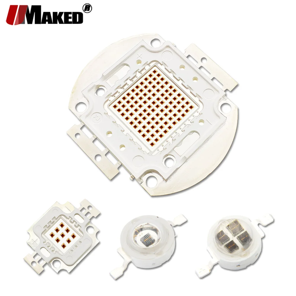 Инфракрасные светодиодные чипы высокой мощности IR 730-850-940nm 3 Вт 5 10 20 30 50 100 эмиттер