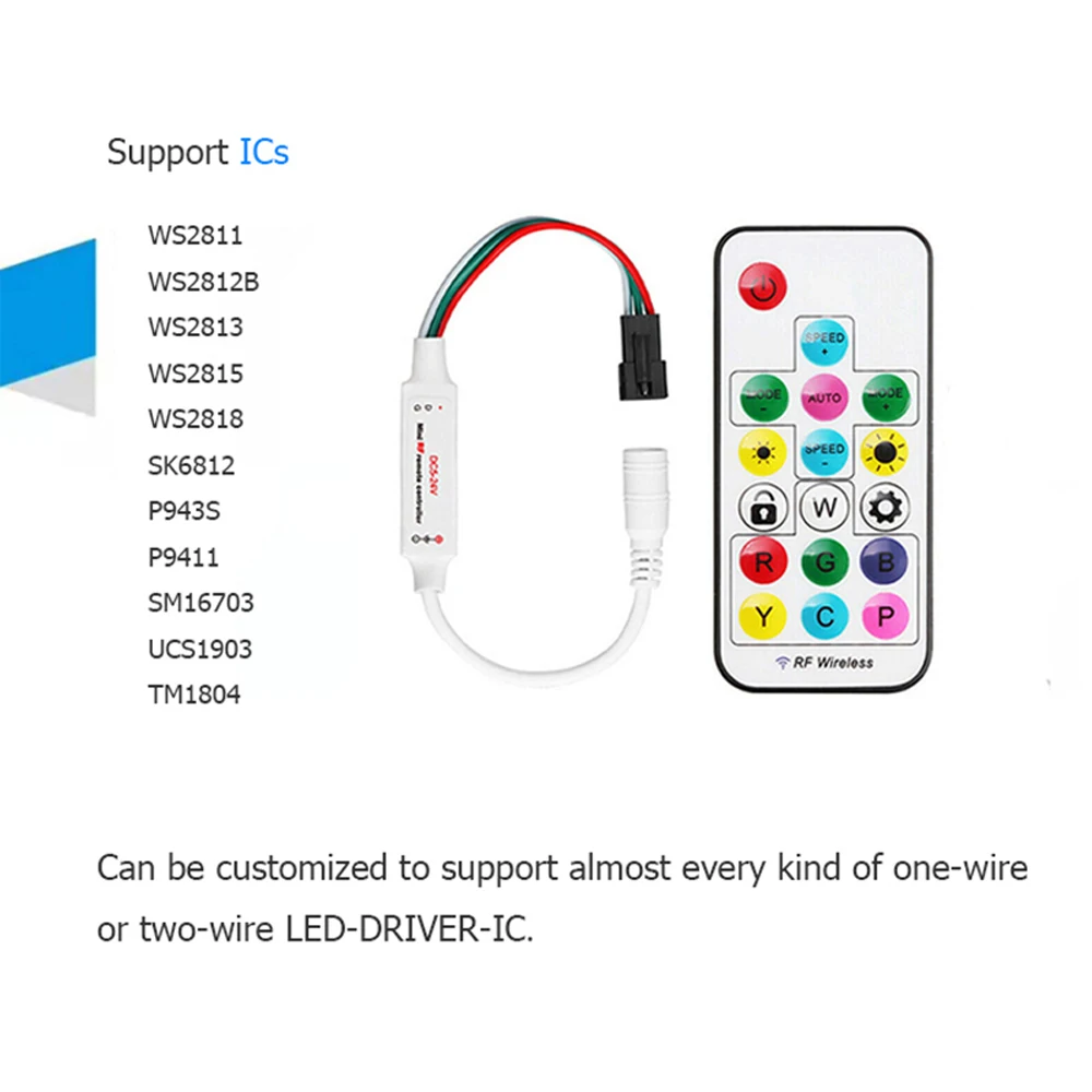LED контроллер для пикселей WS2811 WS2812B SK6812 1903|Контролеры RGB| |