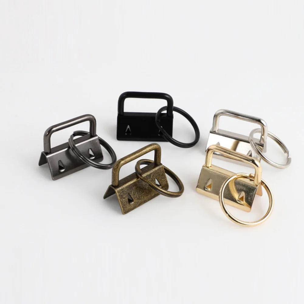 25 шт. Сделай Сам ткань аппаратные средства брелок для ключей с ремешком на руку