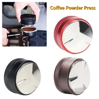 5153mm stainless steel coffee distributor leveler tool kitchen coffee tamper coffee bean press tool coffee powder hammer
