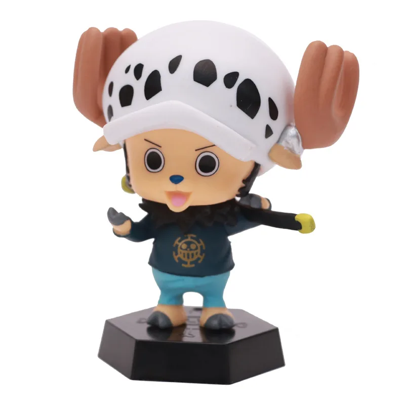 

Anime One Piece Tony Tony Chopper COS Luffy Ace Robin Sabo Edward Newgate PVC Action Figure Collection Model Toys Doll Gift 5pcs