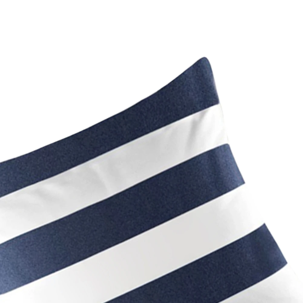 Дышащий полосатый квадратный чехол для подушки съемный автомобиля офиса кафе