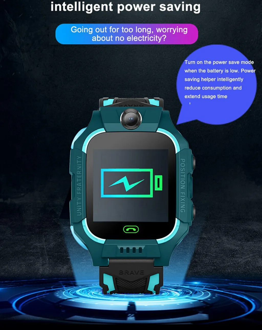 Детские Смарт-часы с камерой против потери Q19 позиционирование Lacation Sos Kamera Telefon Smart