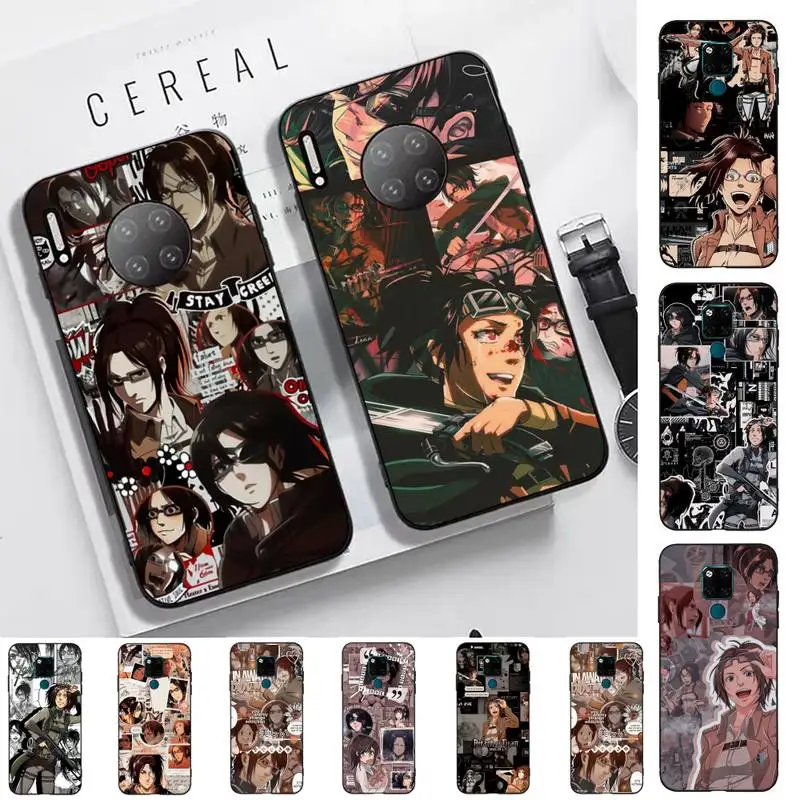 

Hange Zoe Attack on Titan anime Phone Case for Huawei Mate 20 10 9 40 30 lite pro X Nova 2 3i 7se