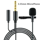 1,5 м Мини 3,55 мм всенаправленный петличный кардиоидный USB микрофон hi-fi звук Шум со снижением уровня для DJI Осмо камера ПК для ноутбуков
