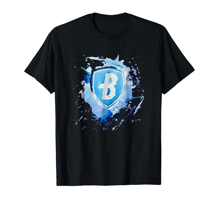 Bluecoats Drum Corps Акварельная черная футболка Harajuku Хип Хоп Футболка|Мужские футболки| |