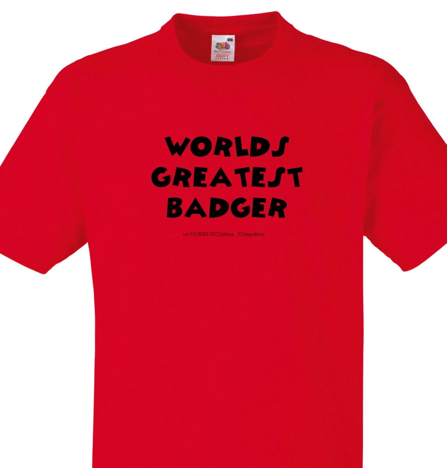 Персонализированный Рождественский подарок футболка с рисунком барсука для