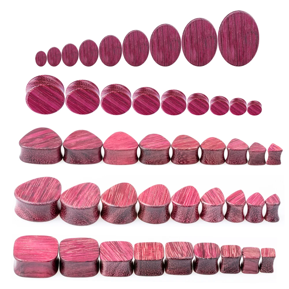 Пирсинг для ушей Oreja 1 шт. деревянные Заглушки и туннели измеритель плоти