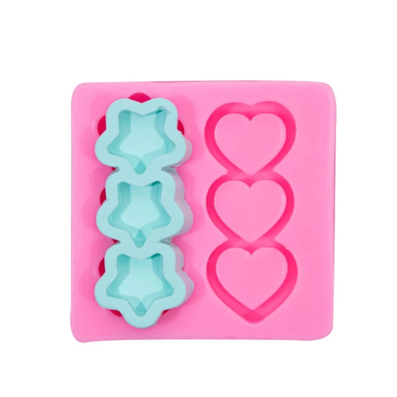 

Блестящие глянцевые силиконовые формы из смолы, маленькая форма в форме сердца, форма для заколки, «сделай сам», брелок, подвеска, ювелирные ...