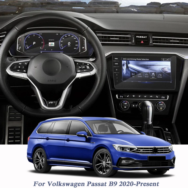 For Volkswagen Passat B9 2020-Present Car Styling Display Film GPS Navigation Screen Glass Protective Control of LCD | Автомобили и