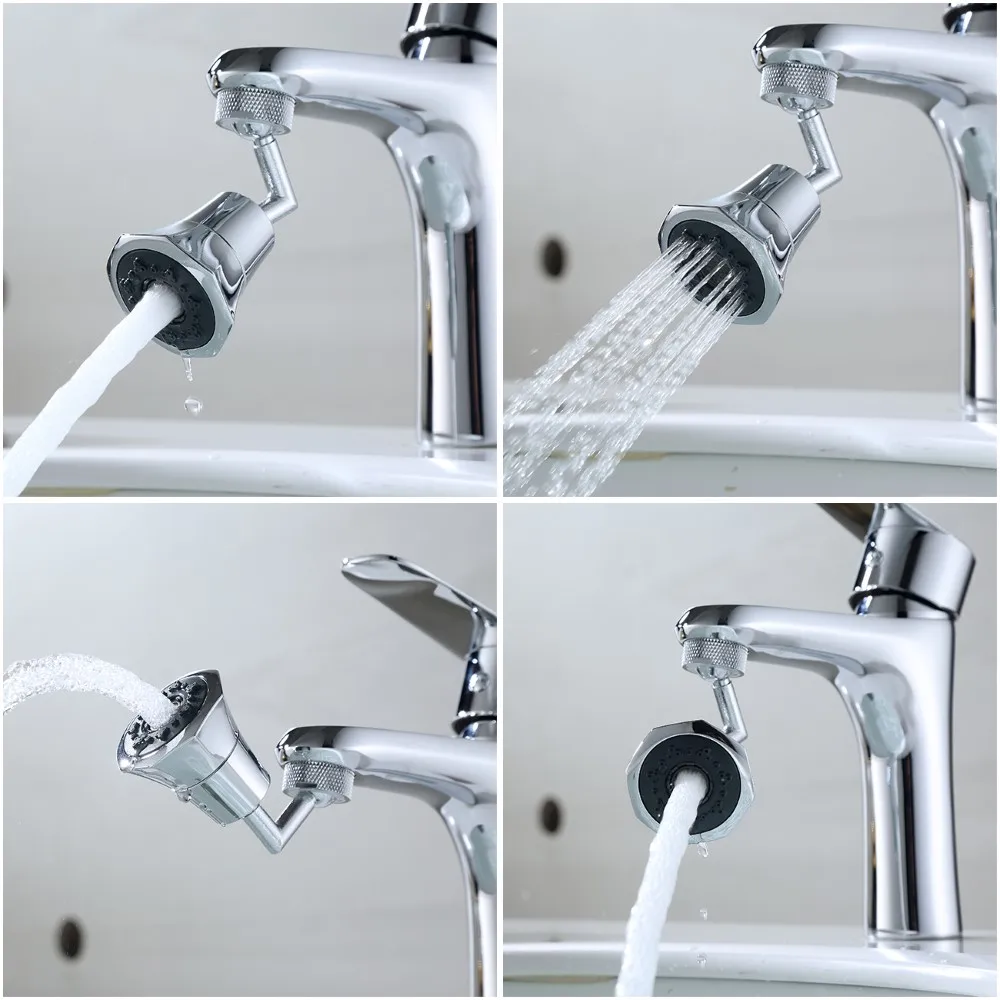 

360 Degrees Rotation Faucet Universal Filter Faucet Spray Head Anti Splash Filter Faucet Kitchen Tap Water Saving Nozzle Aerator