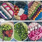 5D алмазная живопись сделай сам, фрукты, алмазная вышивка, мороженое, вышивка крестиком, полностью квадратная, круглая, ручная работа, подарок, домашний декор