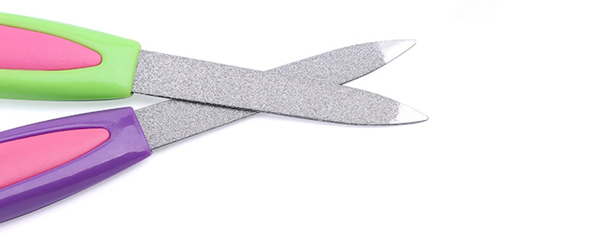 1Pc/bag One-way Plastic Handle Steel Nail File Pedicure Matching Color Convenient Filing Modern Design Cushioning | Красота и