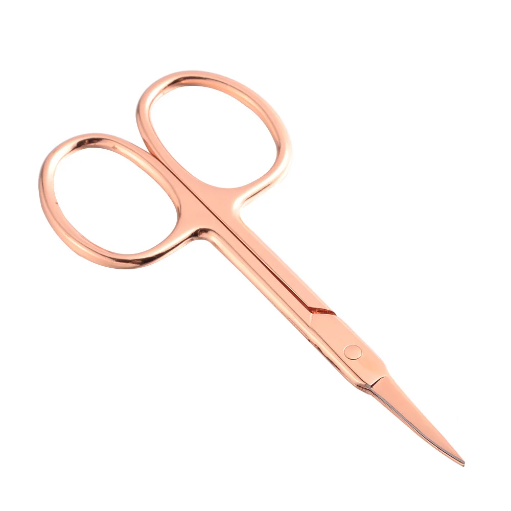1PC Stainless Steel Eyebrow Scissor Trimmer Lashes Nose Hair Manicure Cutter Nail Makeup Tool | Красота и здоровье