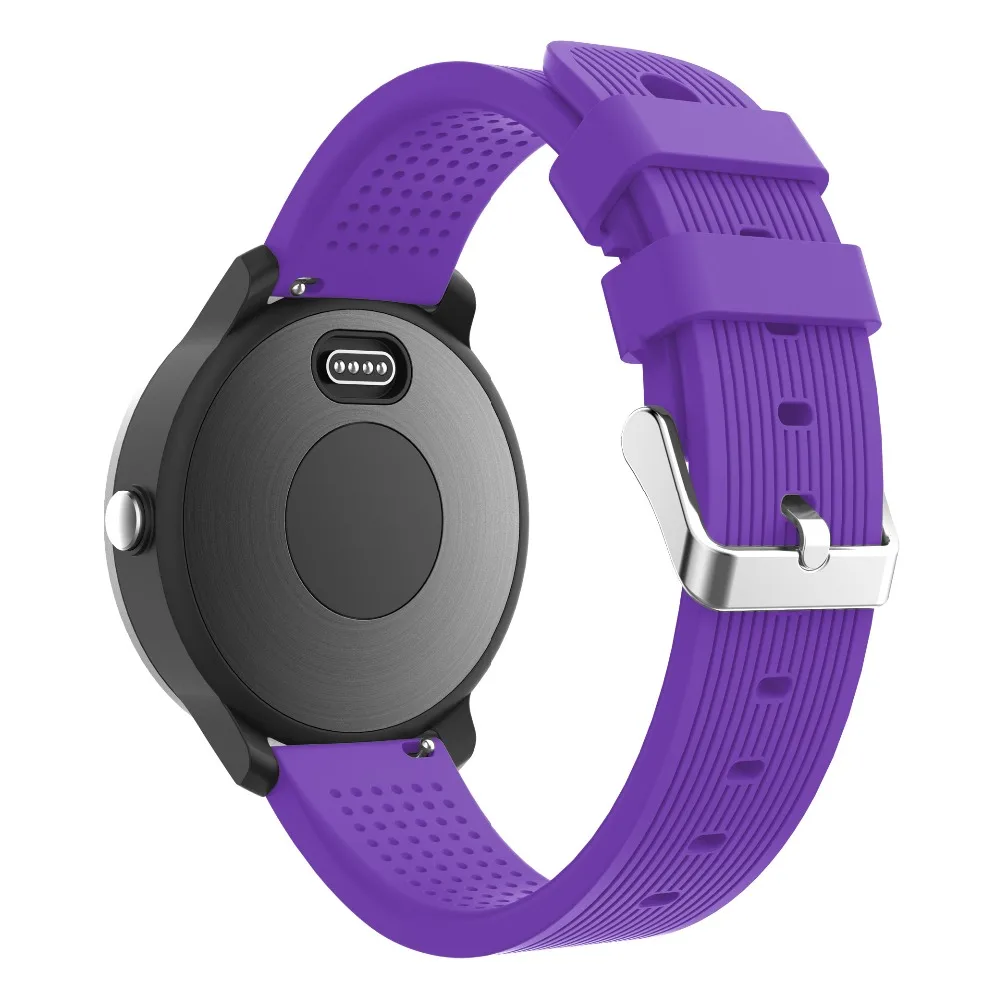 Цветной мягкий силиконовый браслет ремешок для Garmin vivoactive3 vivomove HR сменный умный Браслет для Garmin Vivoactive3 ремень
