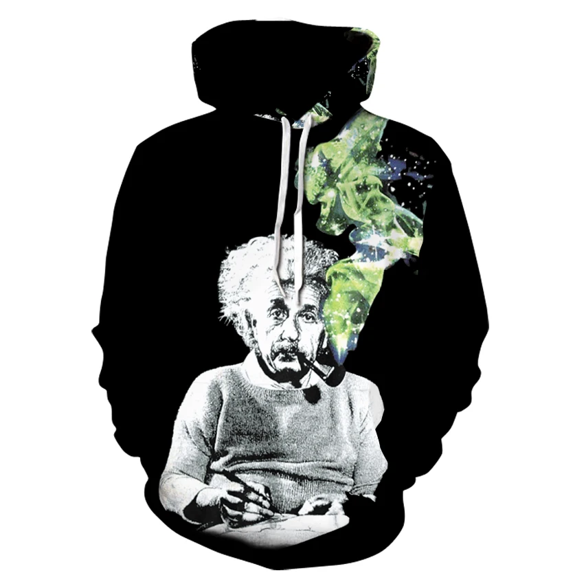 Мужские/женские толстовки с капюшоном и принтом 3D на осень/зиму | Мужская одежда