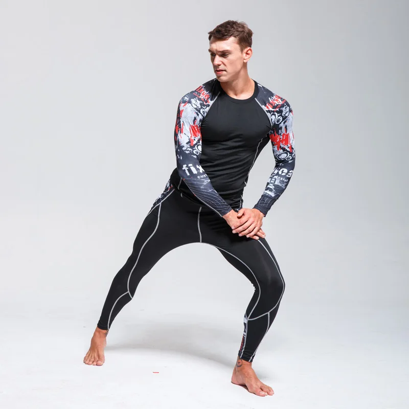 Лыжный комплект нижнего белья компрессионное термобелье базовый слой