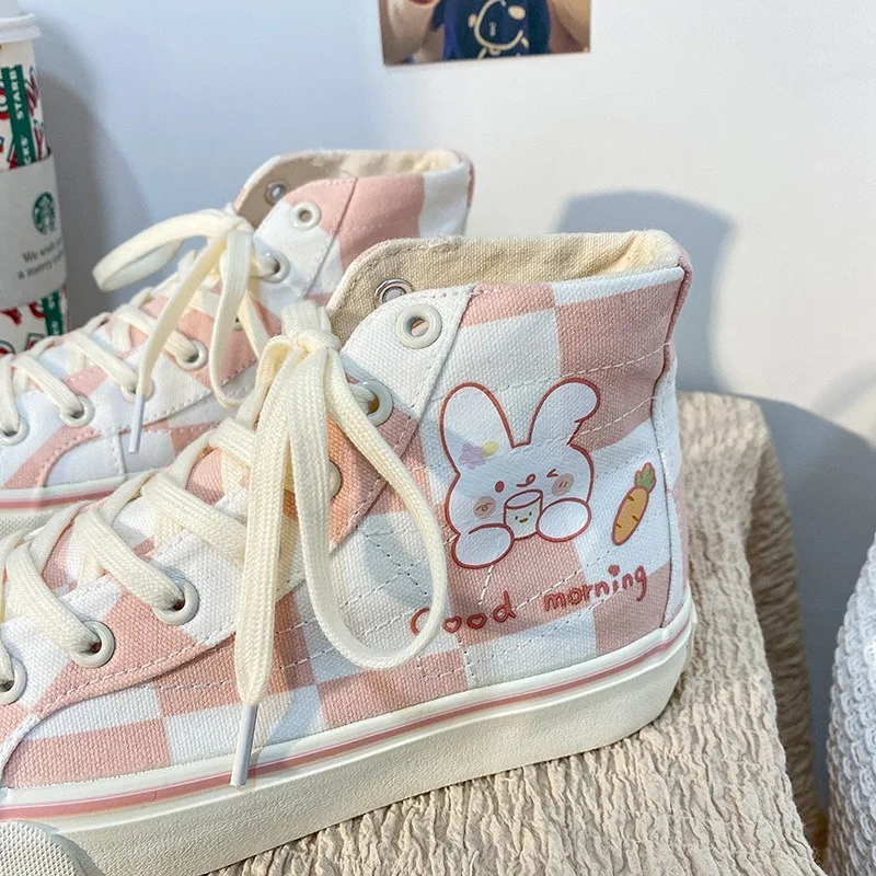 Обувь Kawaii женские кроссовки спортивные японские милые туфли с ремешками в стиле