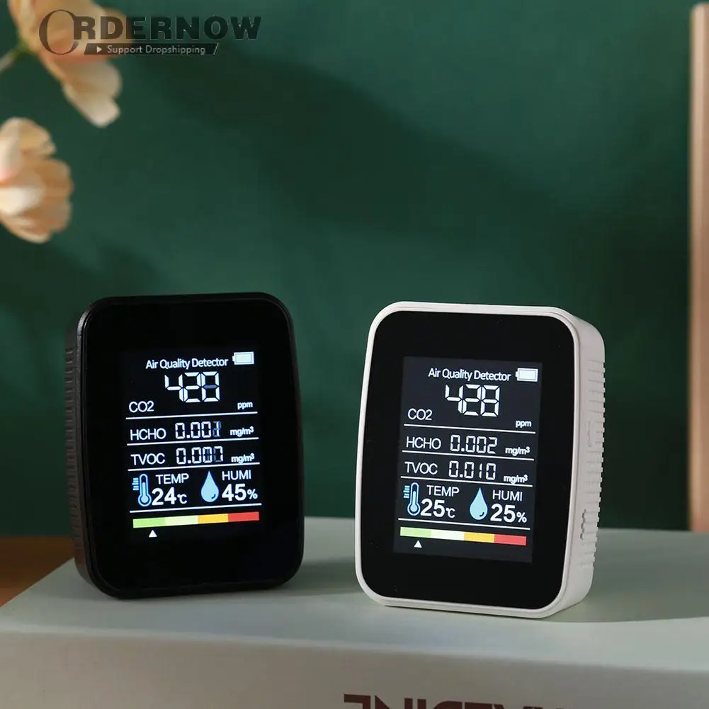 Digital Temperature Tester Air Quality Monitor Carbon Dioxide Meter Carbon Dioxide Temperature Detectors